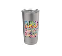 Bro Read Your Bible Vaso térmico de acero inoxidable de doble pared