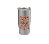 Bro Read Your Bible Vaso térmico de acero inoxidable de doble pared
