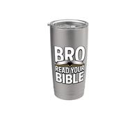 Bro Read Your Bible Vaso térmico de acero inoxidable de doble pared