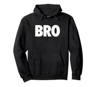 Bro - Simple Big Little Fraternity Frat Brother Hombres Niños Sudadera con Capucha