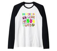 Bro This is 80's Shirt 80s 80s 90s Funny Costume Party Women Men Camiseta Manga Raglan