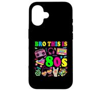 Bro This is 80's Shirt 80s 80s 90s Funny Costume Party Women Men Carcasa para iPhone 16