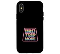 Bro Trip Mode Adventure Vacation Weekend Brothers ||- Carcasa para iPhone X/XS