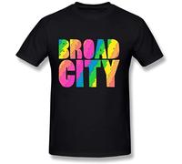 Broad City Logo Unisex 100% Cotton Short-Sleeve T-Shirts Black M