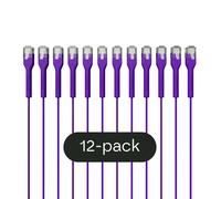 Broadbe cable de conexión delgado 5G morado 1m 12 unid. BTP-I32C6-PR-1M-12
