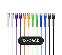 Broadbe cable de conexión delgado 5G multicolor 0.1m 12 unid. Cable-Patch-Cat6-MX-0.1M-Slim-12