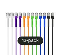 Broadbe Cable Patch Slim 10G Multicolor 3m Pack de 12 – Cable Ethernet Cat6a BTP-I32C6A-MX-3M-12