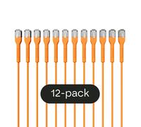 Broadbe Cable Patch Slim 10G Naranja 3m Pack de 12 – Cable Ethernet Cat6a BTP-I32C6A-OR-3M-12
