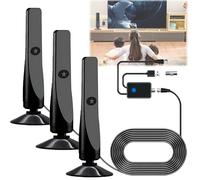 Broadwave TV Antenna 2025, Broadwave Digital Antenna for Smart TV Indoor, Supports 4k Full HD, Long Range Reception HD (3PCS)