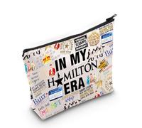 Broadway Fans American Musical Gift in My HamilEra Bolsa de maquillaje Broadway Musical Lover Gift, Hamilton Era Eu, Bolsa de cosméticos con impresión