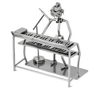 Broadway Gift Silvertone Keyboard Singer - Figura de Mesa (15,24 cm)