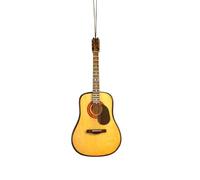 Broadway Gifts Classic Guitar with Pick Guard Christmas Tree Ornament 5 Inches