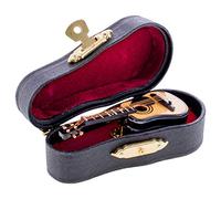 Broadway Gifts De la Mujer en miniatura instrumento musical con forro de terciopelo pins - caso - Classic guitarra