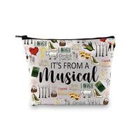 Broadway Theater Gift Woods Musical Fans Gift It's from A Musical Zipper Pouch Theatre Makeup Bag, De Into Wood Eu, Bolsa de cosméticos con impresión