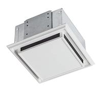 Broan 682 duct-free ventilación ventilador con filtro de carbón, blanco plastic-grille