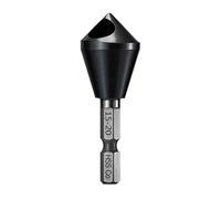 Broca avellanadora de acero de aleación de cobalto HRC89 TiAlN para desbarbar, 1-4 mm/2-5 mm/5-10 mm/10-15 mm agujero interior