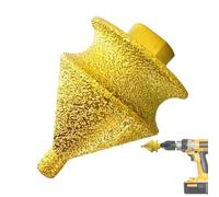 Broca biselada - Accesorio para taladro roscado M10 | Broca biselada para desbarbar madera, hormigón, azulejos, metal, lijadoras y para reparaciones por carpinteros, rendimiento fiable en manualidades