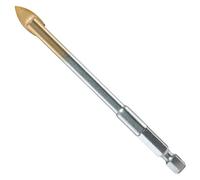 Broca - broca de 8,00 mm de diámetro, fabricada en acero de alta resistencia, ideal para perforar superficies duras en tareas de ferretería.