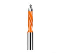 Broca CNC V-Groove Aleación para dura 4mm Taladro para madera(D) | Aleación metal ultrafina, borde doble 60°, corte para suave, 4mm diámetro, uso industrial CNC