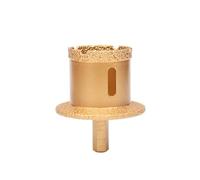 Broca con punta de diamante soldada al vacío, Triangular Handle Vacuum Brazed Diamond Core Drill Bit for Masonry Tile Multiple Sizes(50-70mm)