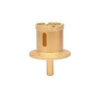 Broca con punta de diamante soldada al vacío, Triangular Handle Vacuum Brazed Diamond Core Drill Bit for Masonry Tile Multiple Sizes(40-60mm)