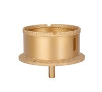 Broca con punta de diamante soldada al vacío, Triangular Handle Vacuum Brazed Diamond Core Drill Bit for Masonry Tile Multiple Sizes(85-100mm)