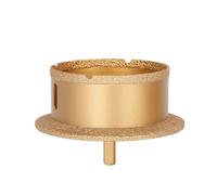 Broca con punta de diamante soldada al vacío, Triangular Handle Vacuum Brazed Diamond Core Drill Bit for Masonry Tile Multiple Sizes(90-114mm)