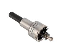 Broca de acero inoxidable Herramienta cortadora de sierra perforadora de metal de alto rendimiento Dientes de carburo de alto rendimiento de 20 mm Corte rápido para chapa de metal