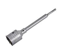 Broca de agujero de pared, 60 mm, hormigón, piedra, agujero para sierra de cúter, 240 mm, profundidad de taladro redondo con broca de biela para taladro de percusión SDS X4