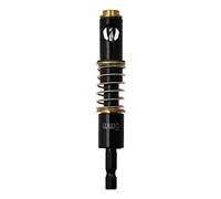 Broca de autocentrado de 5 mm y 1/4 pulgadas para uso con plantilla de pin, brocas de bisagra negra, brocas de escariado para madera, bisagra de vástago de 1/4 pulgadas, juego de guía de agujero de