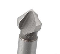 Broca de biselado de 90 grados HSS 3 flautas para un trabajo eficiente en placas aislantes y de madera, diseño de biselado automático (8,3 mm)