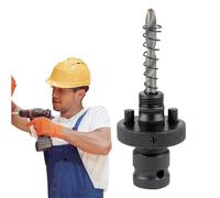 Broca de bosque con corona - Trépan de metal de 13 mm - Accesorio robusto antideslizante de precisión para trabajo de madera, cerámica y yeso