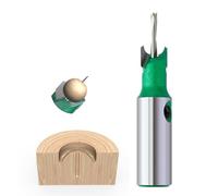 Broca de carburo de tungsteno de 10 mm con revestimiento verde para metal y cuentas de madera