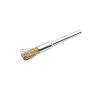 Broca de cepillo de alambre, muela de pulido, Mini herramienta rotativa de latón y acero for herramientas manuales Dremel(Pen type copper)