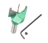 Broca de cuentas de Buda, broca de carburo de vástago de 10 mm para carpintería, fresadora de bolas de 6 a 30 mm para joyería de bricolaje y decoración del hogar (10 x 22)