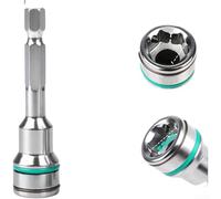 Broca de destornillador de cola de milano, funda de rodamiento de bolas no magnética de 8 mm para herramienta eléctrica, reparación profesional, accesorios de taller, carpintería (1 unidad)
