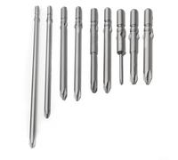 Broca de destornillador de cruz eléctrica magnética para 802/6C con múltiples tipos de cabeza y vástago redondo de 6 mm para eficiencia (60 x 4,5 x PH1)