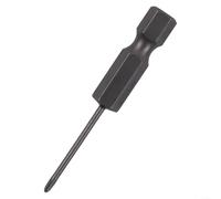 Broca de destornillador PH2 de 50 mm, vástago hexagonal de 1/4 pulgadas, resistente para torsión para zona, accesorio profesional de herramienta manual (PH00 x 50 x 1.6)