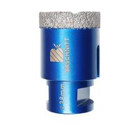 Broca de Diamante 38MM - BRSCHNITT Vacío Soldadura para gres Porcelánico Azulejo Cerámica Mármol Granito Taladrado, adecuado para amoladoras M14 angulares