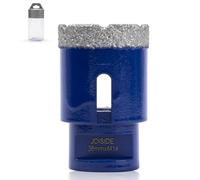 Broca de diamante con 38 mm x M14,Broca para azulejos, gres porcelánico, para cerámica, granito, vidrio, porcelana, amoladora angular