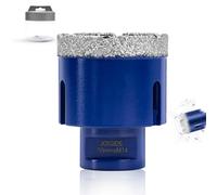 Broca de diamante con 50 mm x M14,Broca para azulejos, gres porcelánico, para cerámica, granito, vidrio, porcelana, amoladora angular