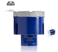 Broca de diamante con 55 mm x M14,Broca para azulejos, gres porcelánico, para cerámica, granito, vidrio, porcelana, amoladora angular