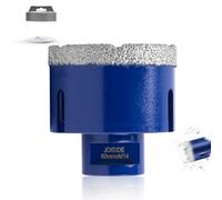 Broca de diamante con 60 mm x M14,Broca para azulejos, gres porcelánico, para cerámica, granito, vidrio, porcelana, amoladora angular