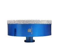 Broca de diamante de 125 mm, BRSCHNITT 1 pieza M14 Sierra perforadora de diamante soldada al vacío para baldosas, gres porcelánico, cerámica, mármol, granito, perforación, adecuada