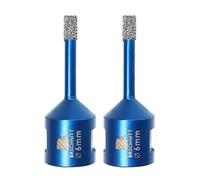 Broca de diamante de 6 mm,2 piezas M14 Sierra perforadora de diamante soldada al vacío para baldosas, gres porcelánico, cerámica, mármol, granito, perforación, adecuada