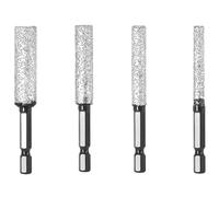 Broca de diamante de vástago hexagonal for taladrar y amolar, 1 unidad/4 unidades, for baldosas de cerámica secas, mármol, granito y porcelana.(6-8-10-12mm)