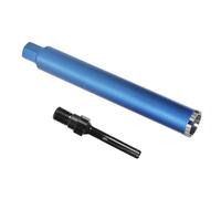 Broca de diamante para máquina de perforación con turbo, incluye SDS-max, 1 1/4", Ø 62mm, longitud total 460 mm, broca de diamante para perforación húmeda y seca, broca de núcleo húmedo y seco para