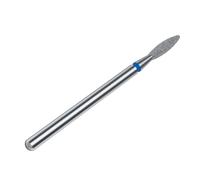 Broca de diamante para uñas, "llama", azul, diámetro de la cabeza 2,3 mm, parte de trabajo 10 mm -FA10B023/10