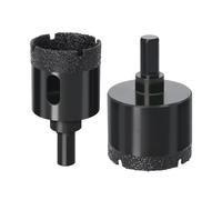 broca de diamante seca de 6-80 mm, broca de diamante soldada para perforación de núcleos, para hormigón, porcelana, baldosas, cerámica, piedra y vidrio, 65 mm, vástago triangular.