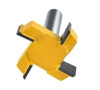 Broca de enrutador CNC para superficie de alerón de 1/2 pulgada, punta de carburo, herramienta de corte de 4 alas para carpintería, madera contrachapada MDF, diámetro de corte de 2 pulgadas, grado